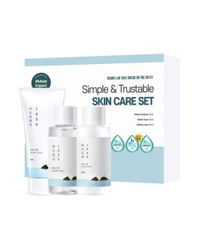 Round Lab Увлажняющий набор 1025 DOKDO ON THE GO KIT (пенка для умывания, тоник, лосьон), 150мл
