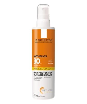 La Roche-Posay Спрей для лица и тела солнцезащитный невидимый SPF 30+, 200мл
