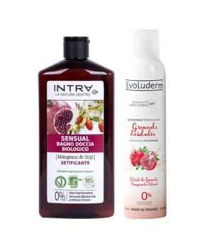 INTRA Набор INTRA/Evoluderm Гель д/душа + Дезодорант  + Авторская подарочная коробка