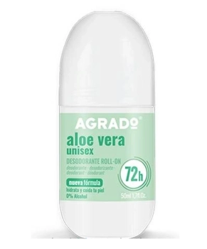 Agrado Дезодорант-антиперспирант шариковый АЛОЭ ВЕРА унисекс, 50мл