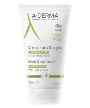 A-DERMA Крем увлажняющий для рук и ногтей, 50мл