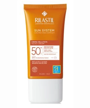 Rilastil Лосьон бархатистый для чувствительной кожи SPF50+ SUN SYSTEM, 200мл