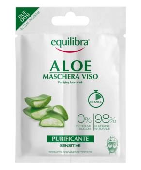 EQUILIBRA s.r.l.  Очищающая маска для лица Aloe, 15мл