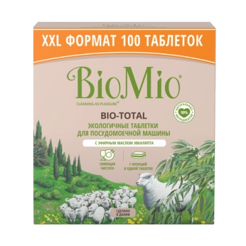 BioMio Таблетки для посудомоечной машины "С маслом эвкалипта"