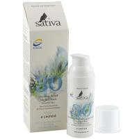 Sativa Ночной крем-флюид № 30 для чувствительной и легко краснеющей кожи, 50мл
