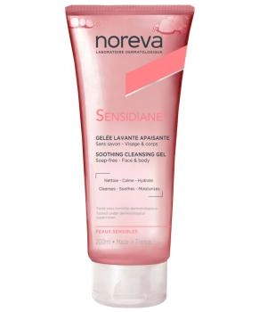 Noreva Гель очищающий смягчающий для лица и тела Sensidiane, 200мл