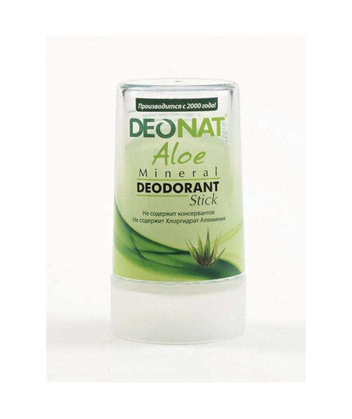 Deonat Дезодорант-кристалл стик с соком Алоэ, 40г