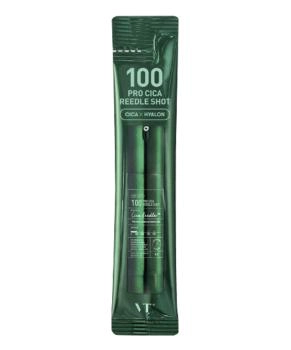 VT COSMETICS VT COSMETICS Бустер-сыворотка с микроиглами для чувствительной кожи 100 Pro Cica Reedle Shot (темно зеленая) 2 мл, 2