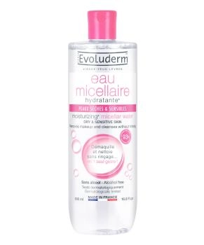Evoluderm Мицеллярная вода для сухой и чувствительной кожи, 500мл