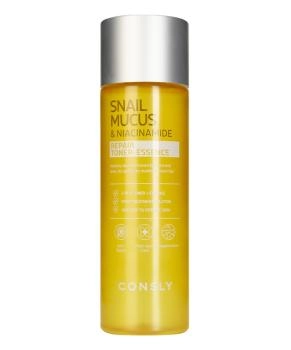 Consly Восстанавливающий тонер-эссенция для лица с муцином улитки и ниацинамидом, 200мл