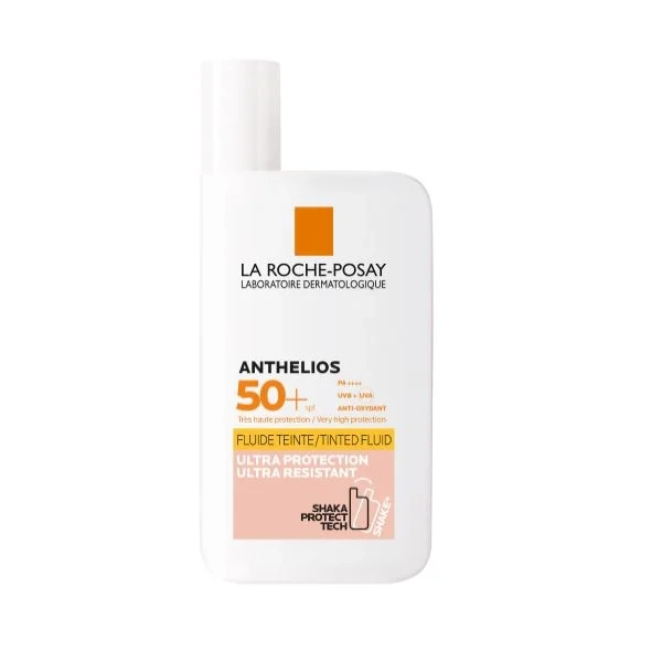 La Roche-Posay Флюид для лица и кожи вокруг глаз тонирующий солнцезащитный SPF 50+, 50мл
