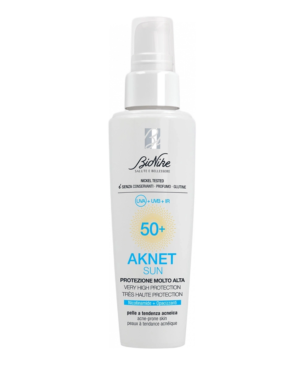 BioNike Крем для лица солнцезащитный AKNET SPF SUN 50+, 50мл