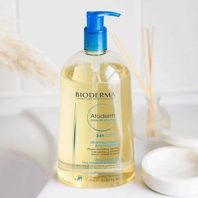 Bioderma Масло для душа для сухой и раздраженной кожи, 1000мл (1)