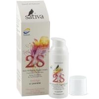 Sativa Ночной крем-флюид №28 для профилактики и коррекции морщин, 50мл