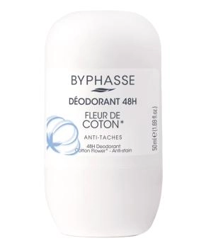 BYPHASSE Дезодорант-антиперспирант с экстрактом хлопка, 50мл