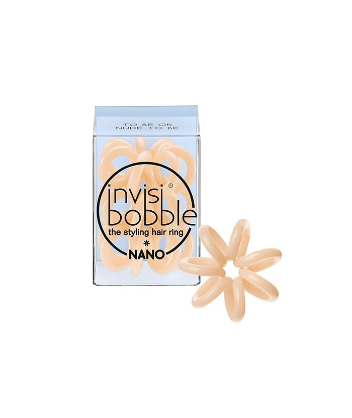 INVISIBOBBLE Резинка-браслет для волос NANO To Be or Nude to Be, 3шт