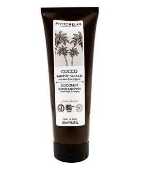 Phytorelax Шампунь и гель для душа (2 в 1) питательный с маслом кокоса, 250мл