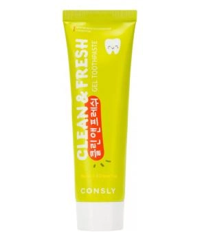 Consly Гелевая зубная паста с экстрактами бамбука и зеленого чая, 105г