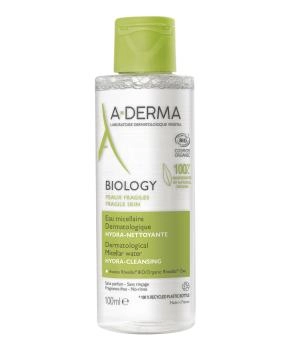 A-DERMA Вода мицеллярная дерматологическая для снятия макияжа BIOLOGY, 100мл