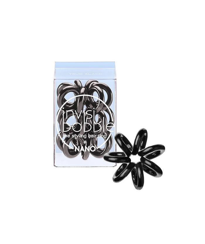 INVISIBOBBLE Резинка-браслет для волос NANO True Black, 3шт