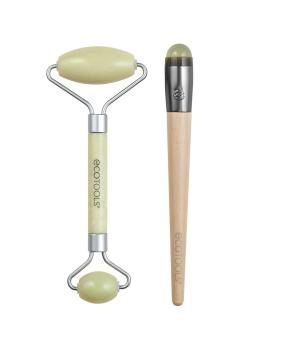 EcoTools Набор массажеров для лица нефритовых Jade Roller, 2шт