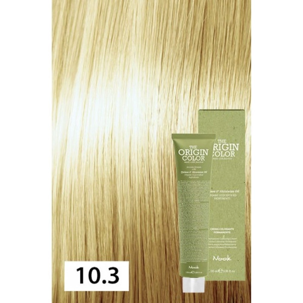 NOOK Крем-краска для волос 10.3 Золотистый платиновый блонд / Platimun Blonde Golden, 100мл (1)