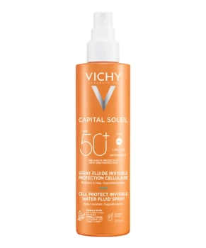 VICHY Спрей-флюид солнцезащитный легкий, Cell Protect SPF50,  Capital Soleil, 200мл