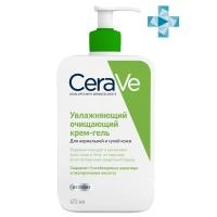 CeraVe Крем-гель очищающий для нормальной и сухой кожи лица и тела, 473мл