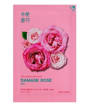 Holika Holika Увлажняющая тканевая маска Pure Essence Mask Sheet Damask Rose, роза, 23мл