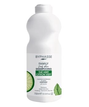 BYPHASSE Шампунь для волос склонных к жирности FAMILY, 750мл