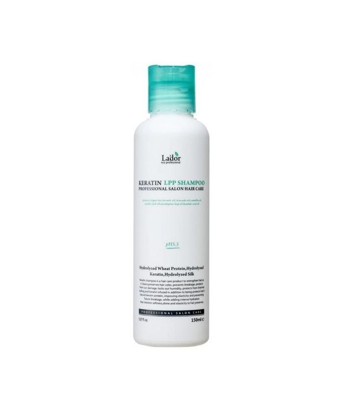 Lador Беcсульфатный шампунь для волос с кератином Keratin LPP Shampoo, 150мл