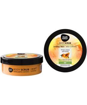 Body Natur Скраб для тела с манго, папайей и марулой, 200мл
