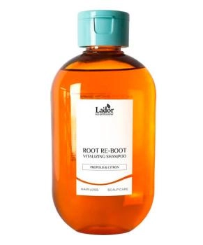 Lador Шампунь тонизирующий для сухой кожи головы ROOT RE-BOOTVITALIZING SHAMPOO (PROPOLIS & CITRON), 300мл