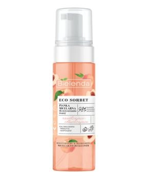 Bielenda Пенка мицеллярная очищающая увлажнение и освежение ECO SORBET Peach, 150мл