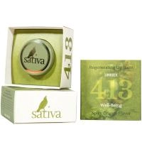 Sativa Бальзам для губ восстанавливающий №413, 8г