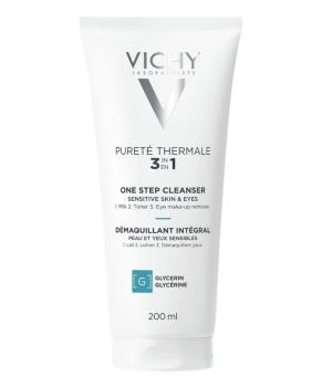 VICHY Средство очищающее универсальное 3 в 1 для чувствительной кожи и глаз, 200мл