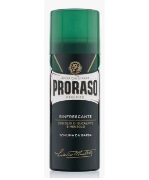 PRORASO Пена для бритья освежающая с маслом эвкалипта и ментолом, 50мл