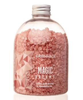 Greenmade Соль для ванн с шиммером MAGIC DREAMS, 500г