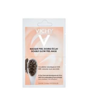 VICHY Маска-пилинг для лица минеральная Двойное сияние, 12мл