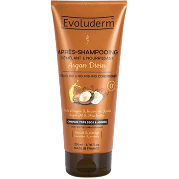 Evoluderm Питательный кондиционер с маслами Арганы и Ши для очень сухих и поврежденных волос, 200мл