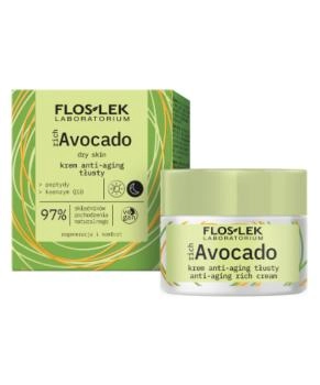 Floslek Крем для лица антивозрастной дневной и ночной richAvocado, 50мл