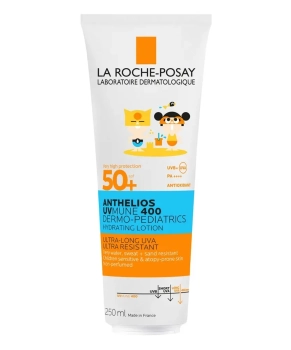 La Roche-Posay Молочко солнцезащитное увлажняющее детское для лица и тела Anthelios UVMune 400 Dermo-pediatrics SPF50+, 200мл
