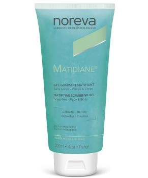 Noreva Гель матирующий отшелушивающий для лица и тела Matidiane, 200мл