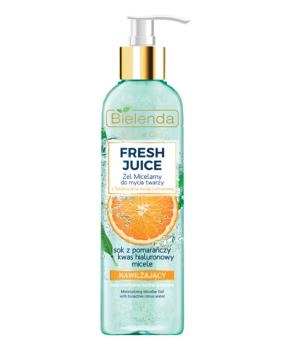 Bielenda Гель для умывания лица мицеллярный увлажняющий FRESH JUICE Апельсин, 190г