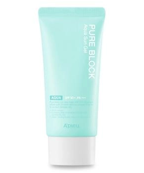 A`PIEU Увлажняющий солнцезащитный гель SPF50+/PA+++, 50мл