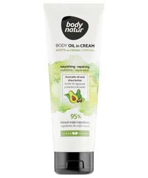 Body Natur Крем-масло для тела с маслами авокадо и макадамии, 250мл