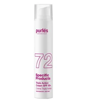 Purles 72 Крем с тройным действием SPF 50+, 50мл