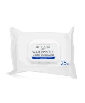 BYPHASSE Салфетки влажные для снятия водостойкого макияжа, 25шт