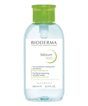 Bioderma Вода мицеллярная для комбинированной и жирной кожи, 500мл