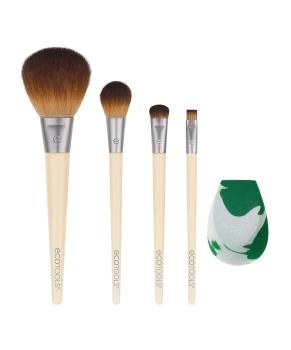 EcoTools Набор кистей и спонж для макияжа The Core Five, 5шт